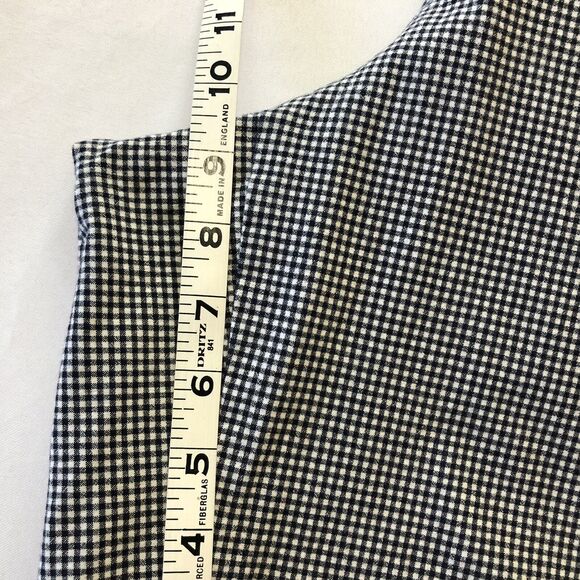 Rosner Shorts Women 12 Navy White Check Walking Casual Cotton Shorts Stretch - Picture 12 of 12